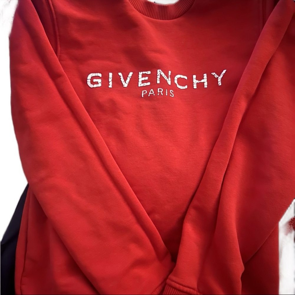 Givenchy Kids Logo Printed Straight Hem Sweatshirt
